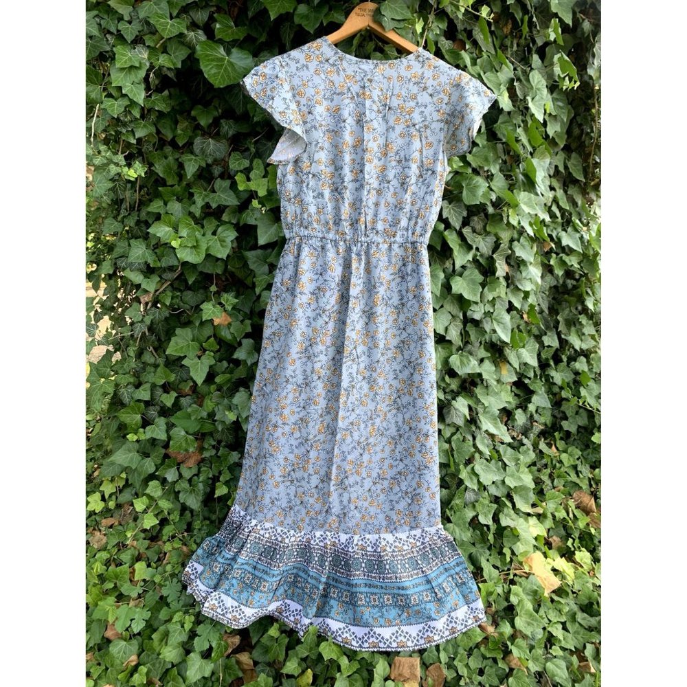 Japna Summer Floral Bohemian Maxi Dress Size S - Picture 6 of 9